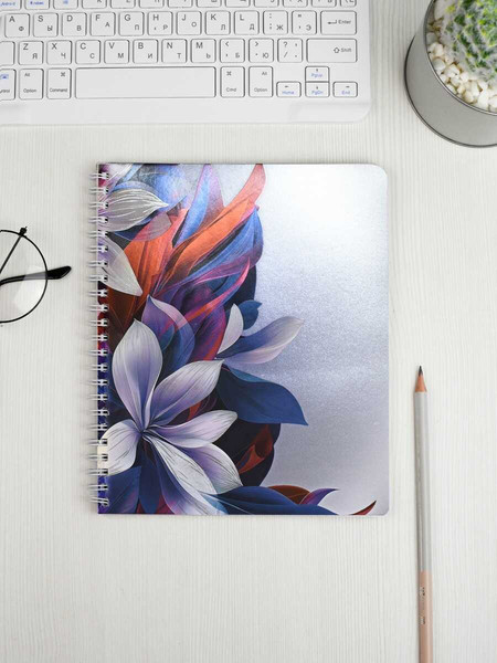 Изображение товара Тетрадь Феникс+ Copybook. Абстрактные цветы / 68514