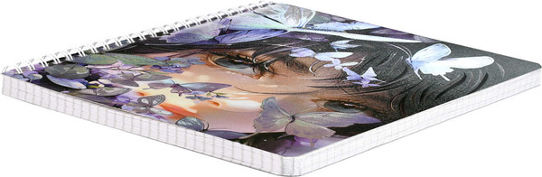 Изображение товара Тетрадь Феникс+ Copybook. Девушка с бабочками / 68517