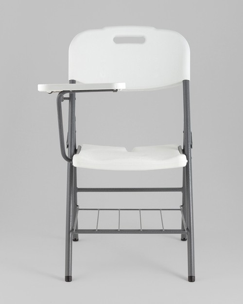 Изображение товара Стул складной Stool Group Банкетный со столиком и полкой D25X-SH (белый)