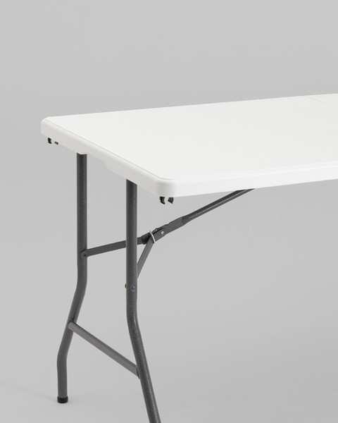 Изображение товара Стол складной Stool Group 122x61x74 / Z122-3X-H.ADJ (белый)
