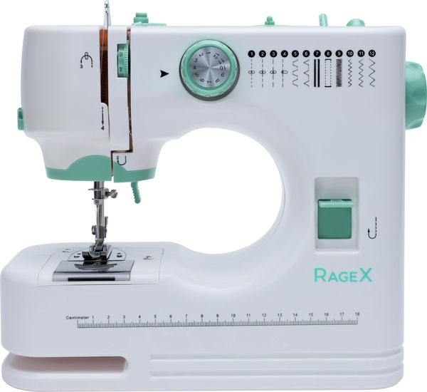 Изображение товара Швейная машина RAGEX R1103-100 (белый/зеленый)