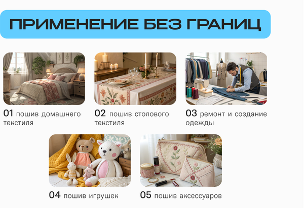 Изображение товара Швейная машина RAGEX R1102-100 (белый/голубой)