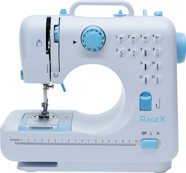 Изображение товара Швейная машина RAGEX R1102-100 (белый/голубой)