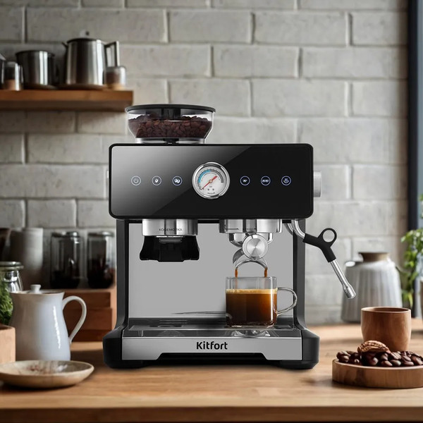Изображение товара Кофеварка эспрессо Kitfort КТ-7577