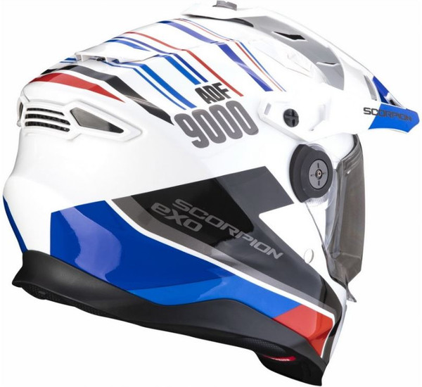 Изображение товара Мотошлем Scorpion Exo ADF-9000 Air Desert (р. XL, белый/синий/красный)