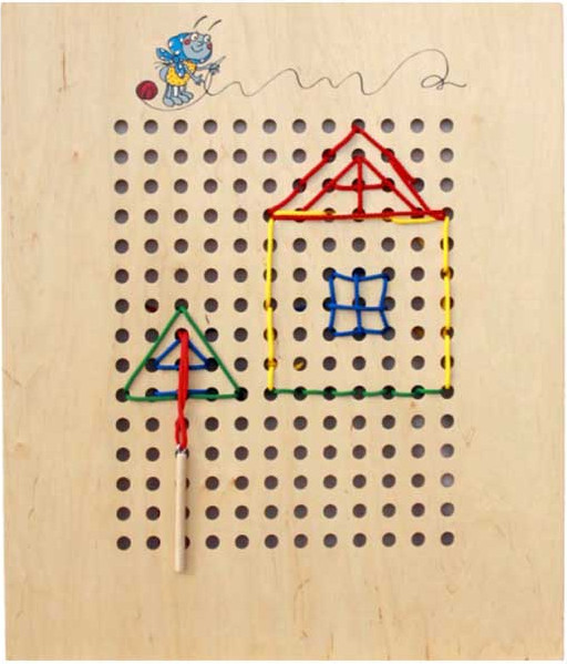 Изображение товара Развивающий игровой набор ЛЭМ Шнуровка Вышивание / 446-2