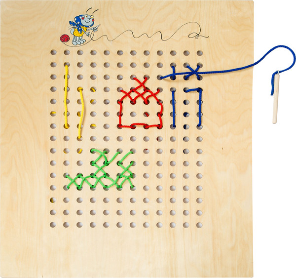 Изображение товара Развивающий игровой набор ЛЭМ Шнуровка Вышивание / 446-2