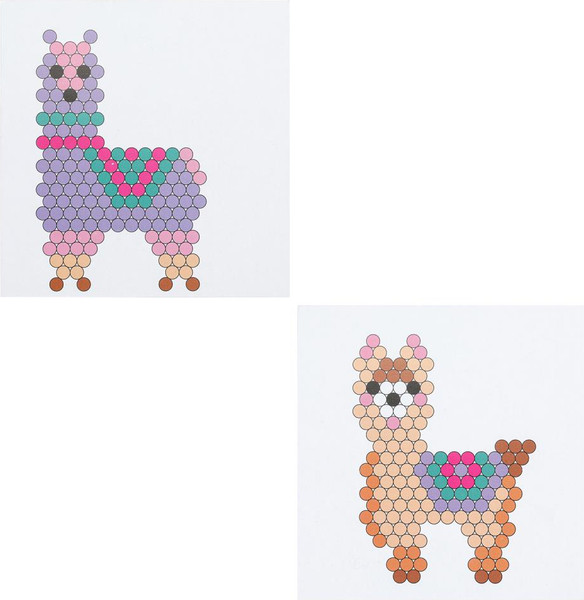 Изображение товара Развивающая игра MultiArt Аквамозаика 300 бусин лама / AB300-LAMA