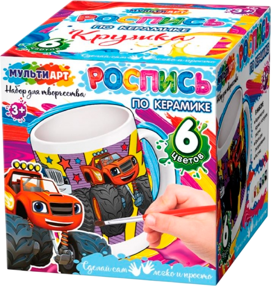 Изображение товара Набор для творчества MultiArt Кружка для росписи Монстр Трак / MUG-VSP