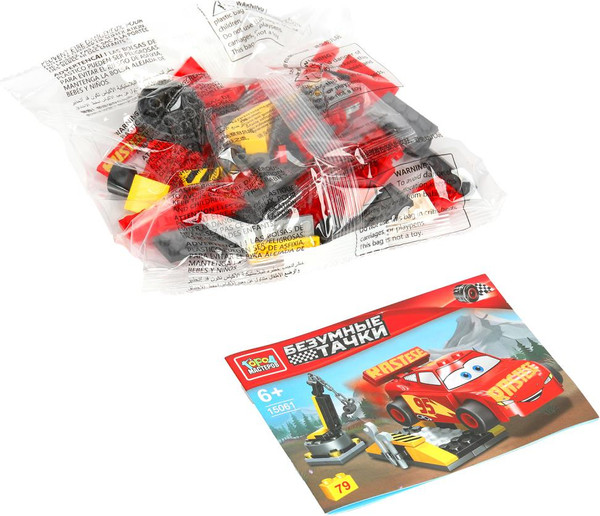 Изображение товара Конструктор Город мастеров Безумные тачки / 15061-ZH (79эл)