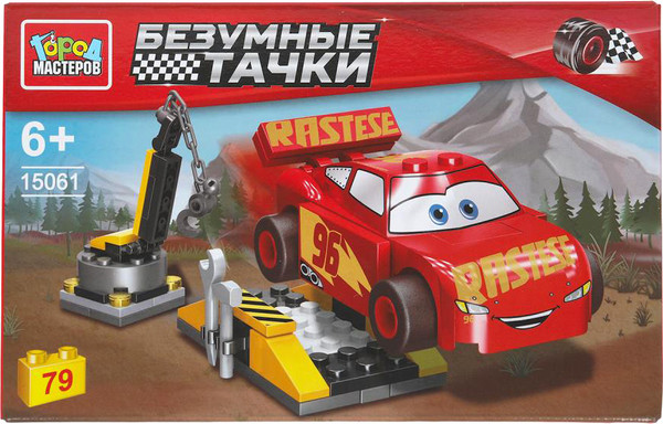 Изображение товара Конструктор Город мастеров Безумные тачки / 15061-ZH (79эл)