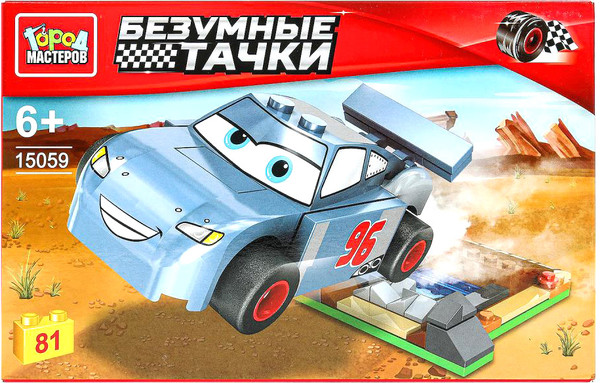 Изображение товара Конструктор Город мастеров Безумные тачки / 15059-ZH (81эл)