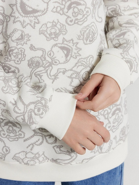 Изображение товара Худи детское Mark Formelle 127837 (р.116-60, персонажи на светло-молочном)