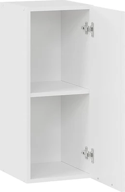 Изображение товара Шкаф навесной для кухни ТриЯ Гренада 1В3 (белый/холст белый)