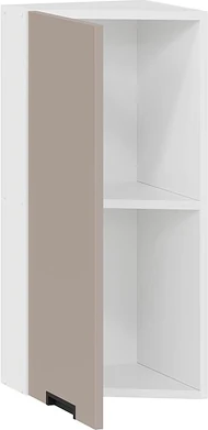 Изображение товара Шкаф навесной для кухни ТриЯ Гренада 1В3Т (белый/холст латте)