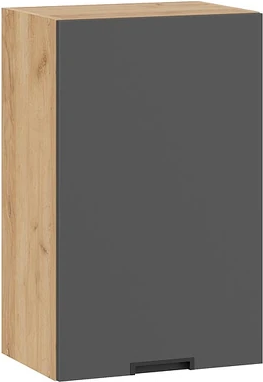 Изображение товара Шкаф навесной для кухни ТриЯ Гренада 1В45 (дуб крафт золотой/холст вулкан)