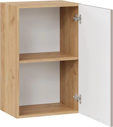 Изображение товара Шкаф навесной для кухни ТриЯ Гренада 1В45 (дуб крафт золотой/холст латте)