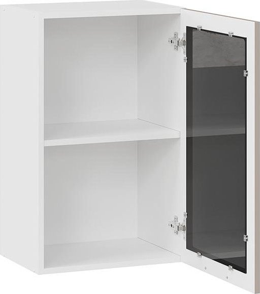 Изображение товара Шкаф навесной для кухни ТриЯ Гренада 1В45С (белый/холст латте)