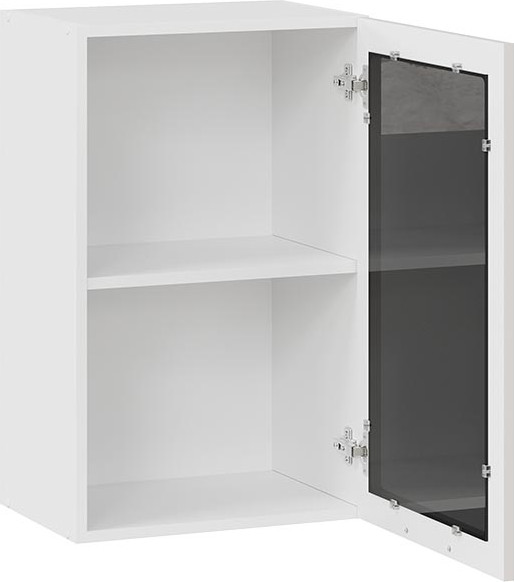 Изображение товара Шкаф навесной для кухни ТриЯ Гренада 1В45С (белый/холст мокко)