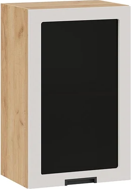 Изображение товара Шкаф навесной для кухни ТриЯ Гренада 1В45С (дуб крафт золотой/холст мокко)