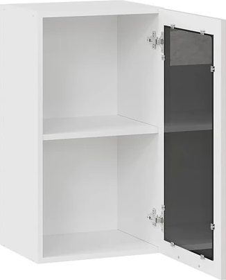 Изображение товара Шкаф навесной для кухни ТриЯ Гренада 1В4С (белый/холст мокко)