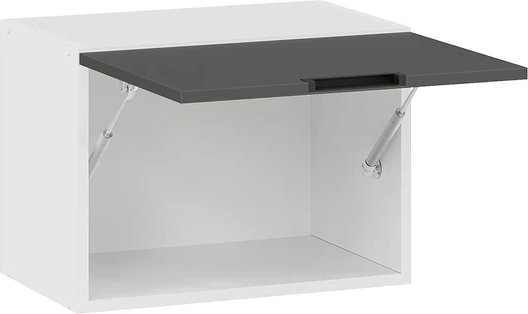 Изображение товара Шкаф навесной для кухни ТриЯ Гренада 1В5Г (белый/холст вулкан)