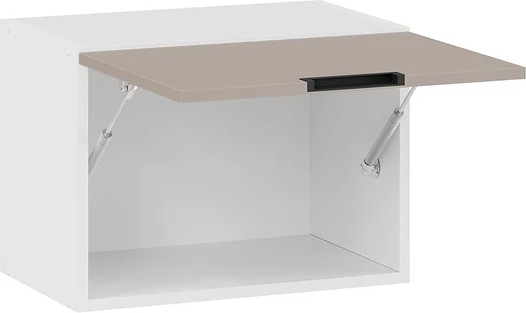 Изображение товара Шкаф навесной для кухни ТриЯ Гренада 1В5Г (белый/холст латте)