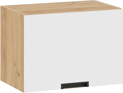 Изображение товара Шкаф навесной для кухни ТриЯ Гренада 1В5Г (дуб крафт золотой/холст белый)