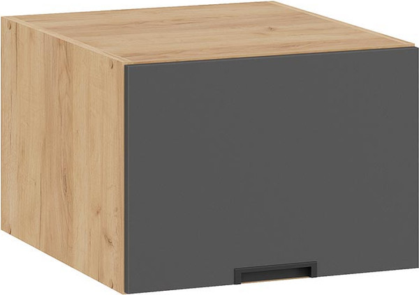 Изображение товара Шкаф навесной для кухни ТриЯ Гренада 1В5ГП (дуб крафт золотой/холст вулкан)