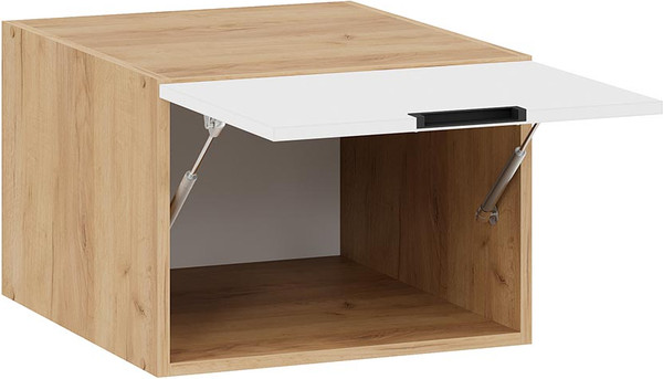 Изображение товара Шкаф навесной для кухни ТриЯ Гренада 1В5ГП (дуб крафт золотой/холст белый)