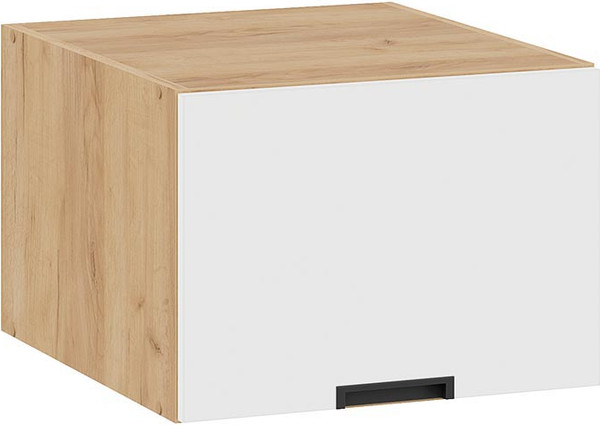 Изображение товара Шкаф навесной для кухни ТриЯ Гренада 1В5ГП (дуб крафт золотой/холст белый)