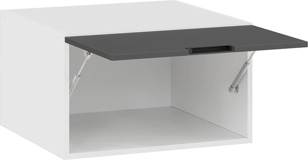 Изображение товара Шкаф навесной для кухни ТриЯ Гренада 1В6Г (белый/холст вулкан)