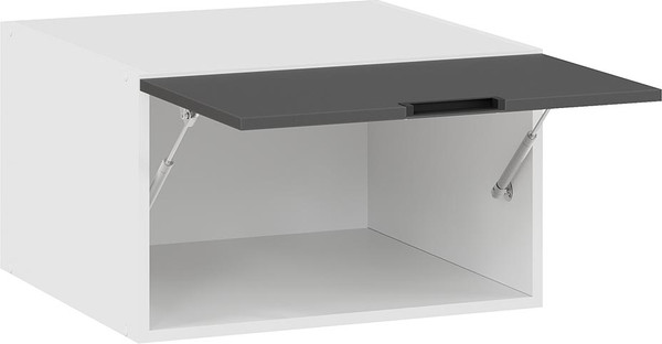 Изображение товара Шкаф навесной для кухни ТриЯ Гренада 1В6ГП (белый/холст вулкан)