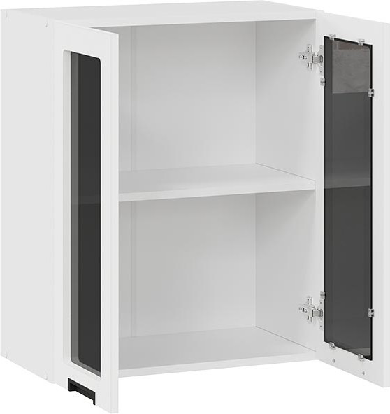 Изображение товара Шкаф навесной для кухни ТриЯ Гренада 1В6С (белый/холст белый)