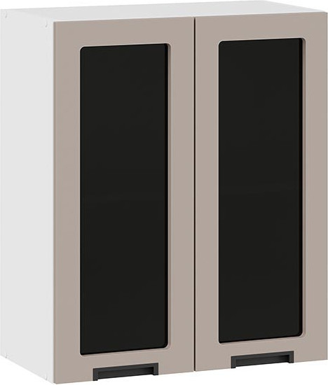 Изображение товара Шкаф навесной для кухни ТриЯ Гренада 1В6С (белый/холст латте)