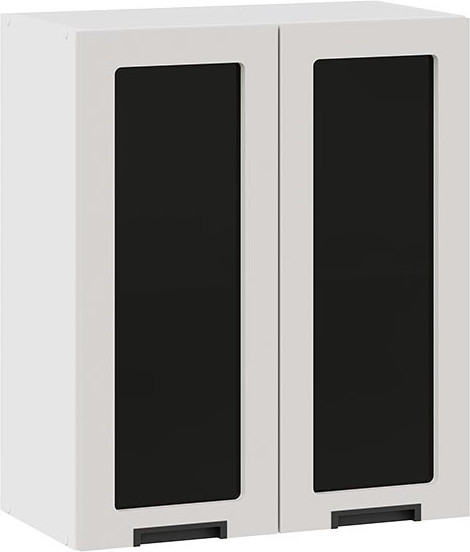 Изображение товара Шкаф навесной для кухни ТриЯ Гренада 1В6С (белый/холст мокко)