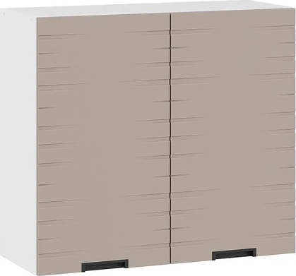 Изображение товара Шкаф навесной для кухни ТриЯ Гренада 1В8 (белый/холст латте)