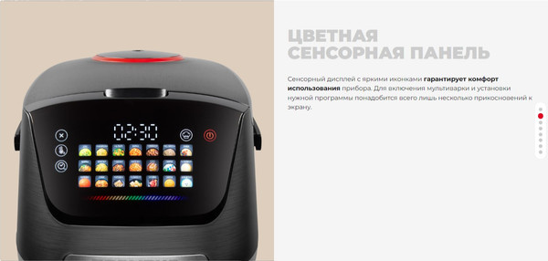 Изображение товара Мультиварка Redmond MC101 (черный)