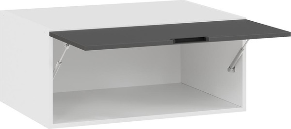 Изображение товара Шкаф навесной для кухни ТриЯ Гренада 1В8ГП (белый/холст вулкан)