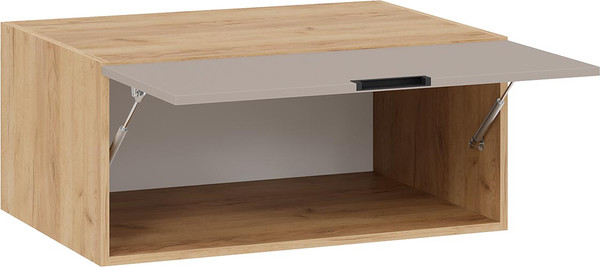 Изображение товара Шкаф навесной для кухни ТриЯ Гренада 1В8ГП (дуб крафт золотой/холст латте)