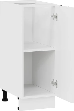 Изображение товара Шкаф-стол кухонный ТриЯ Гренада 1Н3 (белый/холст белый)