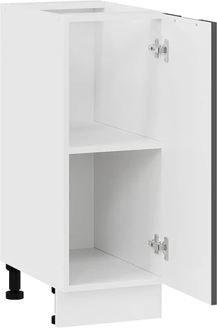 Изображение товара Шкаф-стол кухонный ТриЯ Гренада 1Н3 (белый/холст вулкан)