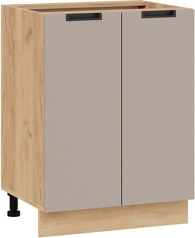 Изображение товара Шкаф-стол кухонный ТриЯ Гренада 1Н6 (дуб крафт золотой/холст латте)