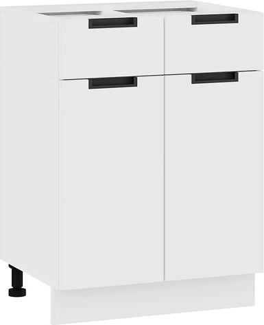 Изображение товара Шкаф-стол кухонный ТриЯ Гренада 1Н6Я1 (белый/холст белый)