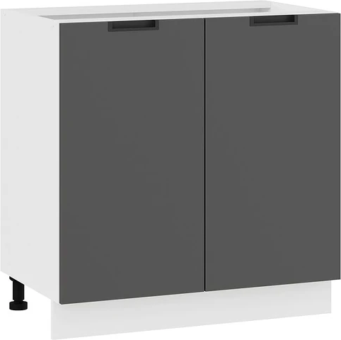 Изображение товара Шкаф-стол кухонный ТриЯ Гренада 1Н8 (белый/холст вулкан)