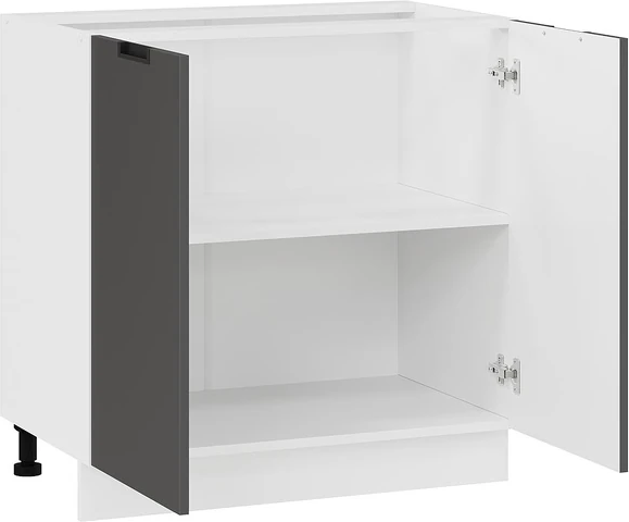 Изображение товара Шкаф-стол кухонный ТриЯ Гренада 1Н8 (белый/холст вулкан)