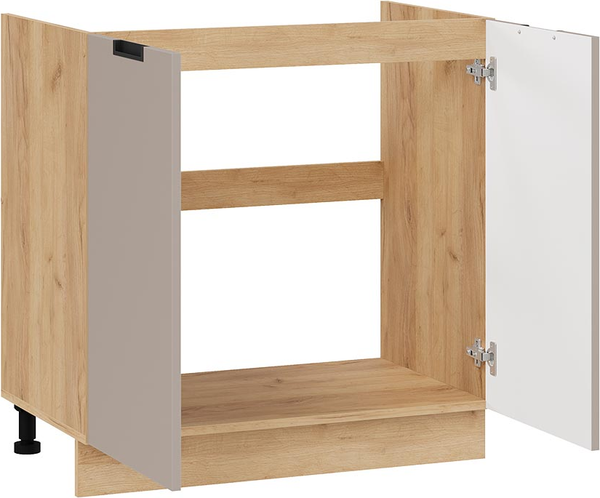 Изображение товара Шкаф под мойку ТриЯ Гренада 1Н8М (дуб крафт золотой/холст латте)