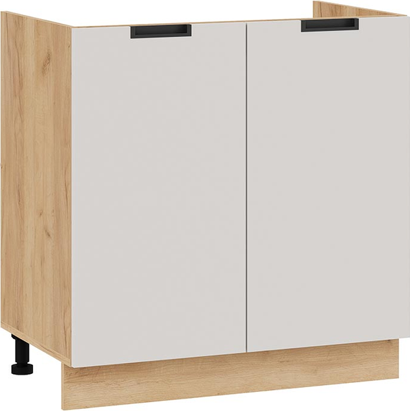 Изображение товара Шкаф под мойку ТриЯ Гренада 1Н8М (дуб крафт золотой/холст мокко)