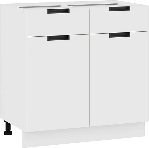 Изображение товара Шкаф-стол кухонный ТриЯ Гренада 1Н8Я1 (белый/холст белый)