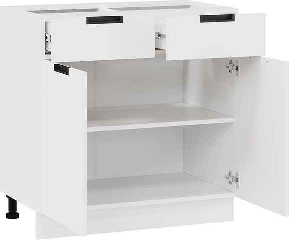 Изображение товара Шкаф-стол кухонный ТриЯ Гренада 1Н8Я1 (белый/холст белый)